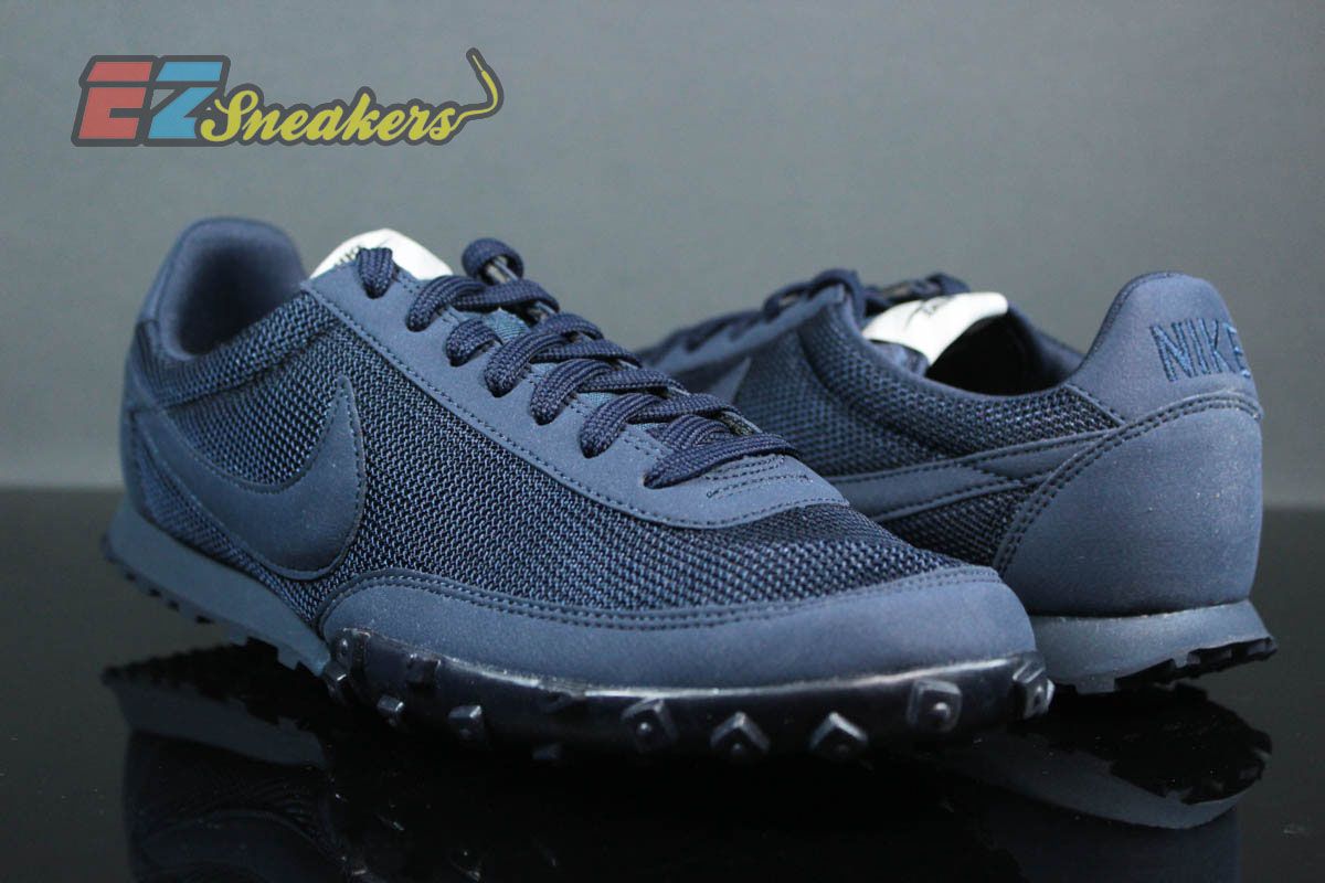 NIKE Men's WAFFLE RACER '17 PRM Premium OBSIDIAN Blue Shoes 876257 400 NEW NIKE Men's WAFFLE RACER '17 PRM Premium OBSIDIAN Blue Shoes 876257 400 NEW